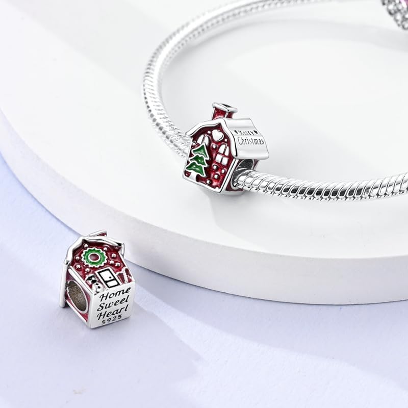 MULA 925 Sterling Silver Charms for Bracelets and Necklaces Family Letters Dangle Pendants Airplane Travel Beads Family Tree Jewelry Charms for Women - Image 2